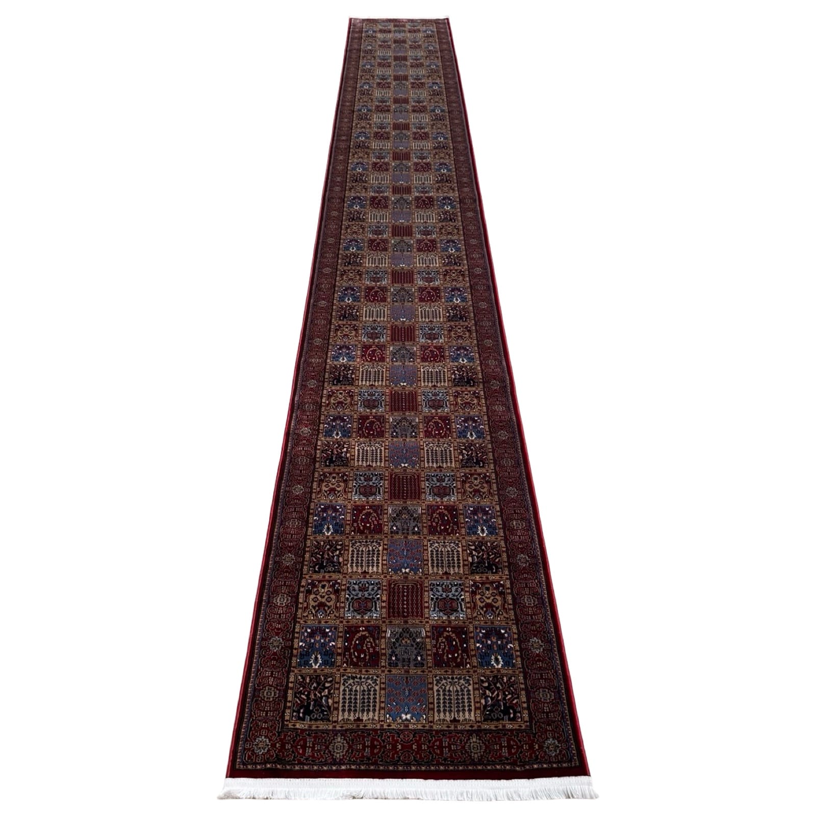 runner-bal_1 600 x 80cm Persian Bakhtiari Garden Design – Red Runner Rug - Image 1