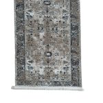 600 x 80cm Vintage Persian Design – Beige Dark Grey Runner Rug - Image 3