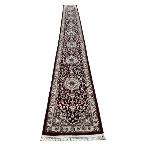 800 x 80cm Persian Mashad Design Runner Rug
