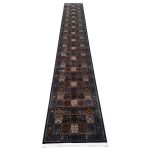600 x 80cm Persian Bakhtiari Garden Design – Blue Runner Rug