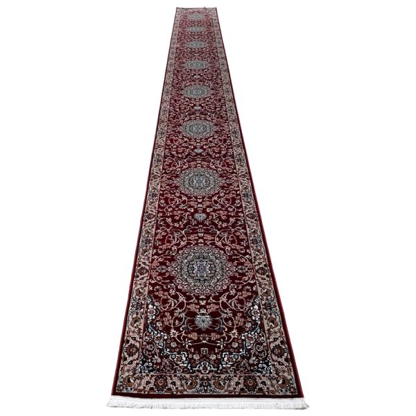 800 x 80cm Persian Classic Kashan Design Runner Rug