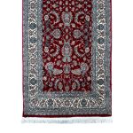 600 x 80cm All Over Floral Persian Kashan Design – Red Runner Rug - Image 3