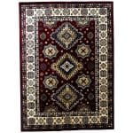 340 x 240cm Persian Machine Woven Area Rug | Classic Oriental Pattern, Stain Resistant
