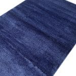 230 x 160 cm – Machine Made Turkish Shaggy Navy Carpet, Thick Modern Pile - Image 4