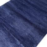 230 x 160 cm – Machine Made Turkish Shaggy Navy Carpet, Thick Modern Pile - Image 5