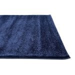 230 x 160 cm – Machine Made Turkish Shaggy Navy Carpet, Thick Modern Pile - Image 8