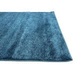 230 x 160 cm – Turkish Machine Made Shaggy Blue Rug, Modern Soft Texture - Image 6