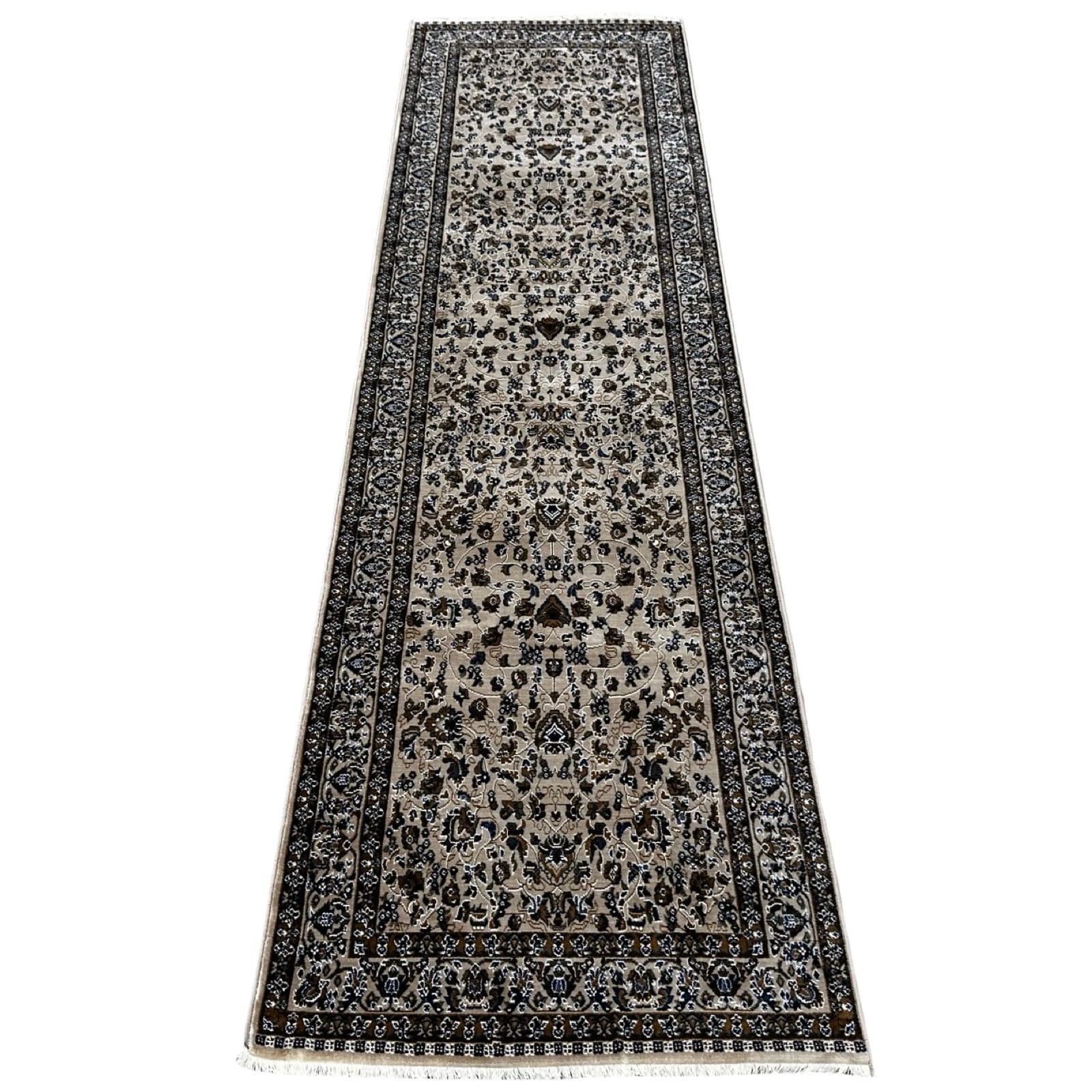 300 x 80abc _31 300 x 80cm All Over Kashan Machine Made Runner Rug - Image 1