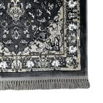 300 x 80cm Kashan Persian Grey Soft Quality Machine Made Runner Rug - Image 3