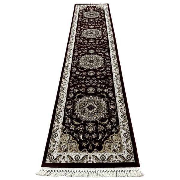 400 x 80cm Top Quality Persian Kashan Red Runner Rug / Carpet