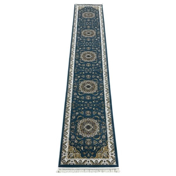 500 x 80cm Turkish Machine Made Mashad Design Runner Rug