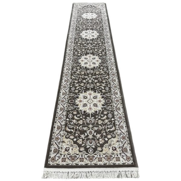 400 x 80cm Persian Motif Hallway Kashan Design Runner Rug