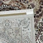 400 x 80cm Persian Mashad Design Beige Machine Made Runner Rug - Image 8