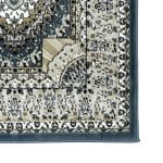 400 x 80cm Persian Design Runner | Machine Made Blue Rug - Image 3