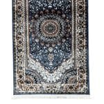 400 x 80cm Turkish Machine Made Blue Runner Rug - Image 4