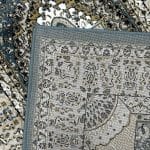 400 x 80cm Persian Design Runner | Machine Made Blue Rug - Image 8