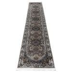 400 x 80cm Persian Mashad Design Beige Machine Made Runner Rug