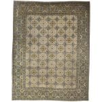 366 x 280cm Persian Hand Knotted Pistachio Kashan – Wool Rug