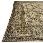 366 x 280cm Persian Hand Knotted Pistachio Kashan – Wool Rug - Image 5