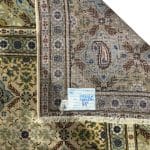 366 x 280cm Persian Hand Knotted Pistachio Kashan – Wool Rug - Image 10