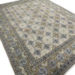 366 x 280cm Persian Hand Knotted Pistachio Kashan – Wool Rug - Image 3