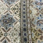 366 x 280cm Persian Hand Knotted Pistachio Kashan – Wool Rug - Image 9