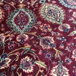 398 × 300cm Hand-Knotted Persian Tabriz – Heritage Medallion in Red & Blue - Image 8