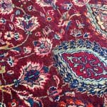 398 × 300cm Hand-Knotted Persian Tabriz – Heritage Medallion in Red & Blue - Image 4