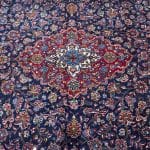 400 x 300cm Vintage Hand-Knotted Persian Khorasan Wool Rug - Image 4