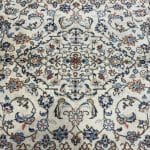 296 x 188cm Persian Ivory Kashan Hand Knotted Wool Rug - Image 8