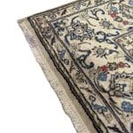 296 x 188cm Persian Ivory Kashan Hand Knotted Wool Rug - Image 7