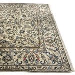 296 x 188cm Persian Ivory Kashan Hand Knotted Wool Rug - Image 5