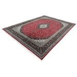 400 x 300cm Persian Large Size Kashan Design Machine Made Red Rug - Image 3