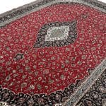 400 x 300cm Persian Large Size Kashan Design Machine Made Red Rug - Image 5