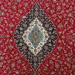 400 x 300cm Persian Large Size Kashan Design Machine Made Red Rug - Image 6
