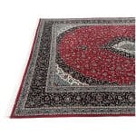 400 x 300cm Persian Large Size Kashan Design Machine Made Red Rug - Image 7