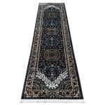 300 x 80cm Classic Persian Style Turkish Machine Made Blue Runner Rug