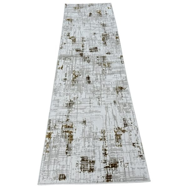 300 x 80cm Modern Style Turkish Cream Machine Made Runner Rug