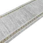 300 x 80cm Bordered Oriental Design Turkish Machine Made Runner Rug - Image 4