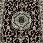 300 x 80cm Medallion Pattern Persian Mashad Machine Made Runner Rug - Image 6