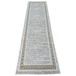 300 x 80cm Bordered Oriental Design Turkish Machine Made Runner Rug