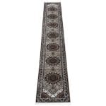 500 x 80cm Machine Made Persian Mashad Floral Beige Runner Rug