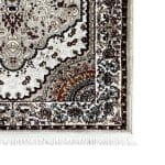 500 x 80cm Machine Made Persian Mashad Floral Beige Runner Rug - Image 3