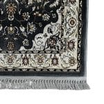 500 x 80cm Persian Mashad Floral Design Grey Runner Rug - Image 3