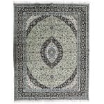 400 x 300cm  Persian Large Size Kashan Design Machine Made Green Rug