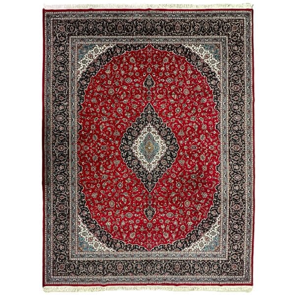 400 x 300cm Persian Large Size Kashan Design Machine Made Red Rug