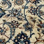 410 x 300cm Persian Cream Kashan Hand Knotted Wool Rug - Image 9