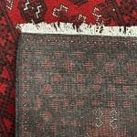 294 x 81cm Hand-Knotted Red Afghan Akche Runner Rug - Image 7