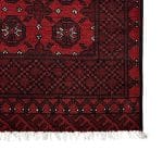 290 x 80cm Hand Knotted Red Afghan Bokhara Runner Rug - Image 3