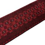 290 x 80cm Hand Knotted Red Afghan Bokhara Runner Rug - Image 6